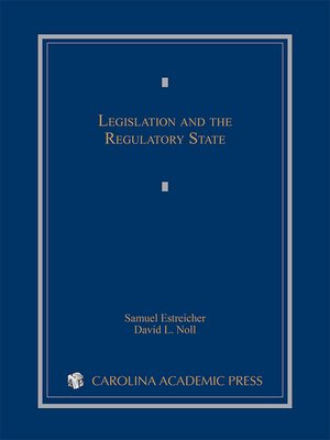 cover image of Legislation and the Regulatory State